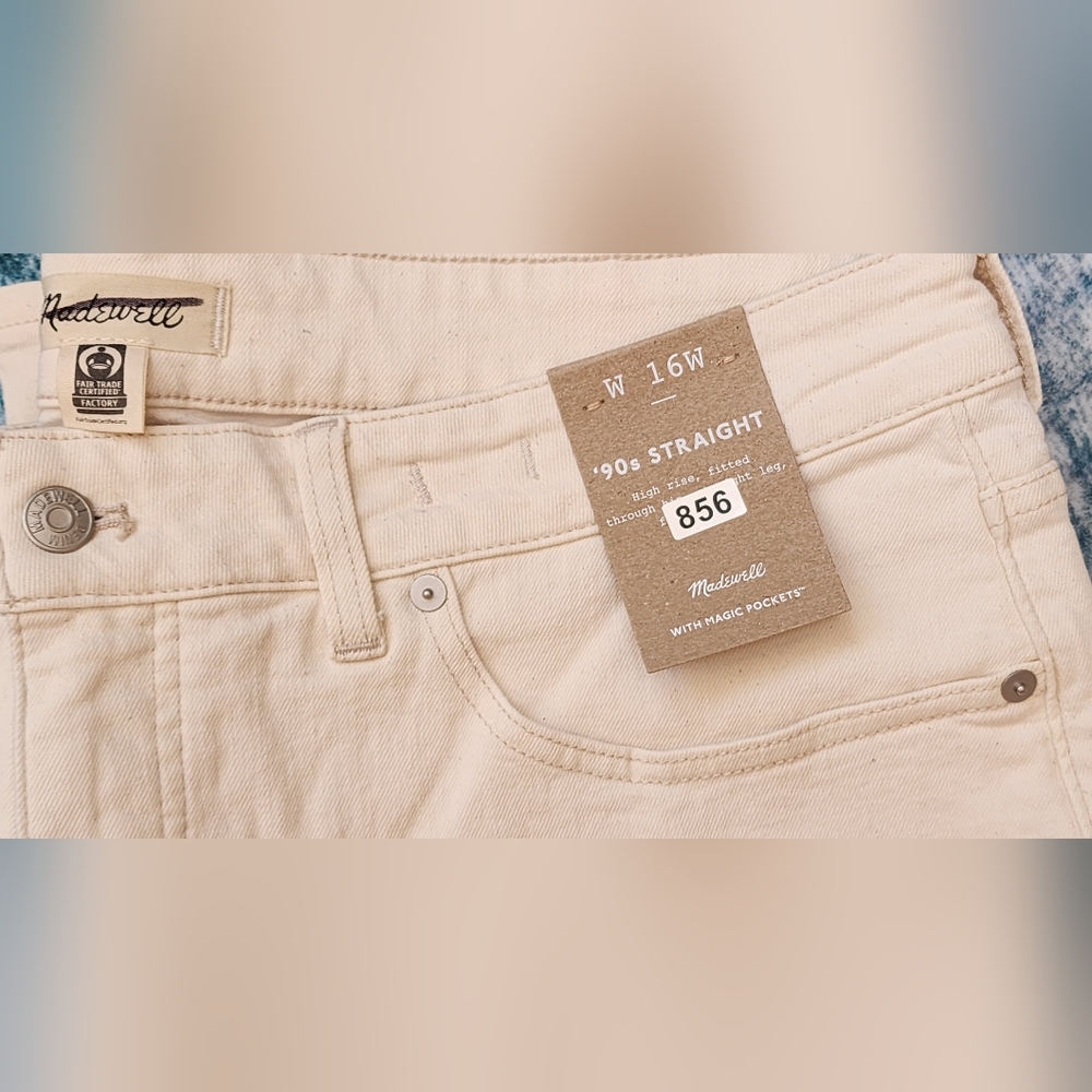 Madewell High Rise 90's Straight 16W